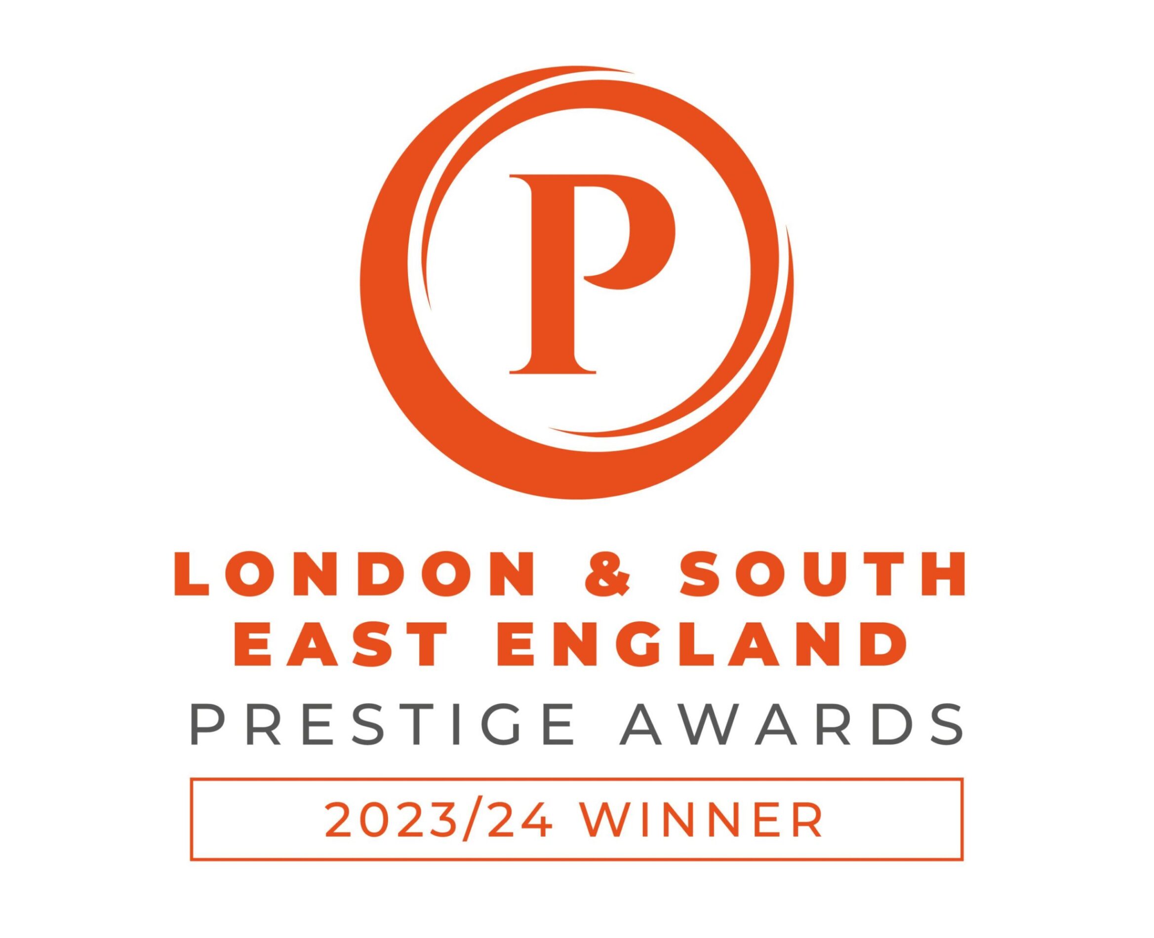 London and South East England Prestige Awards 2023 to 2024 winner mark
