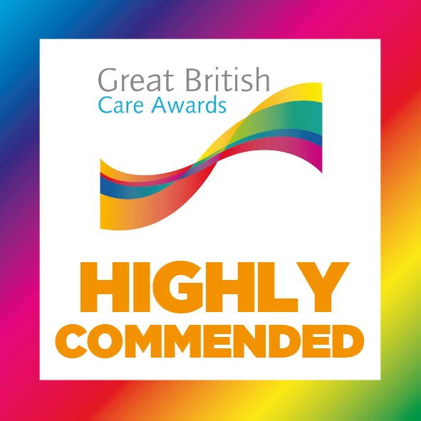Great British Care Awards highly commended mark